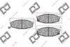 DJ PARTS BP1486 Brake Pad Set, disc brake